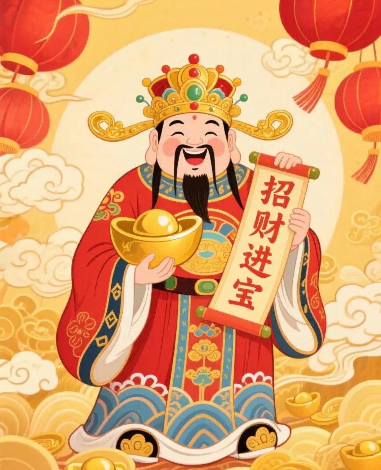 Chanting Participation · Wealth Deity Scripture